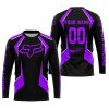 LIMITED EDITION - CUSTOM NAME FOX RACING - PURPLE - JERSEY