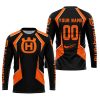 LIMITED EDITION - CUSTOM NAME HUSQVARNA - ORANGE - JERSEY