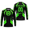 LIMITED EDITION - CUSTOM NAME HUSQVARNA - GREEN - JERSEY
