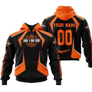 LIMITED EDITION - CUSTOM NAME HARLEY DAVIDSON - ORANGE