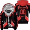 LIMITED EDITION - CUSTOM NAME GAS GAS - RED - FLEECE ZIP HOODIE