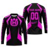 LIMITED EDITION - CUSTOM NAME HUSQVARNA - PINK - JERSEY