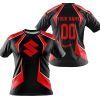 LIMITED EDITION - CUSTOM NAME SUZUKI - RED - T-SHIRT