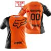 PREMIUM MX - CUSTOM NAME - FOX RACING - ORANGE - T-SHIRT