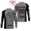PREMIUM MX - CUSTOM NAME - FOX RACING - GREY - JERSEY