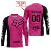 PREMIUM MX - CUSTOM NAME - FOX RACING - PINK 1 - JERSEY