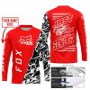 PREMIUM MX - LIMITED EDITION JUST FCKN GONNA SEND IT - CUSTOM NAME - FOX RACING - RED - JERSEY