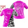 PREMIUM MX - LIMITED EDITION JUST FCKN GONNA SEND IT - CUSTOM NAME - FOX RACING - PINK - T-SHIRT