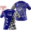 PREMIUM MX - LIMITED EDITION JUST FCKN GONNA SEND IT - CUSTOM NAME - FOX RACING - NAVY - T-SHIRT
