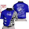 PREMIUM MX - LIMITED EDITION JUST FCKN GONNA SEND IT - CUSTOM NAME - FOX RACING - NAVY - POLO SHIRT