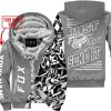 PREMIUM MX - LIMITED EDITION JUST FCKN GONNA SEND IT - CUSTOM NAME - FOX RACING - GREY - FLEECE ZIP HOOODIE