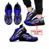 PREMIUM MX SNEAKERS - CUSTOM NAME - FOX RACING  - BLUE