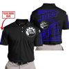 PREMIUM JUST FCKN GONNA SEND IT – CUSTOM NAME – CAN AM – BLUE BLACK - POLO SHIRT