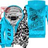 PREMIUM MX - LIMITED EDITION JUST FCKN GONNA SEND IT - CUSTOM NAME - FOX RACING - SKY BLUE - FLEECE ZIP HOOODIE