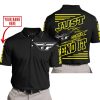 PREMIUM JUST FCKN GONNA SEND IT – CUSTOM NAME – FLY RACING – YELLOW BLACK - POLO SHIRT