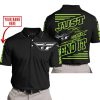 PREMIUM JUST FCKN GONNA SEND IT – CUSTOM NAME – FLY RACING – GREEN 1 BLACK - POLO SHIRT
