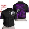 PREMIUM JUST FCKN GONNA SEND IT – CUSTOM NAME – CAN AM – PURPLE BLACK - POLO SHIRT