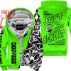 PREMIUM MX - LIMITED EDITION JUST FCKN GONNA SEND IT - CUSTOM NAME - SEA DOO - GREEN - FLEECE ZIP HOOODIE