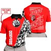 PREMIUM MX - LIMITED EDITION JUST FCKN GONNA SEND IT - CUSTOM NAME - SEA DOO - RED - POLO SHIRT
