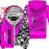 PREMIUM MX - LIMITED EDITION JUST FCKN GONNA SEND IT - CUSTOM NAME - SEA DOO - PINK - FLEECE ZIP HOOODIE