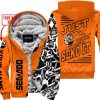 PREMIUM MX - LIMITED EDITION JUST FCKN GONNA SEND IT - CUSTOM NAME - SEA DOO - ORANGE - FLEECE ZIP HOOODIE
