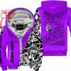 PREMIUM MX - LIMITED EDITION JUST FCKN GONNA SEND IT - CUSTOM NAME - CAN AM- PURPLE- FLEECE ZIP HOOODIE