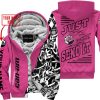 PREMIUM MX - LIMITED EDITION JUST FCKN GONNA SEND IT - CUSTOM NAME - CAN AM- PINK 1 - FLEECE ZIP HOOODIE