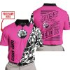 PREMIUM MX - LIMITED EDITION JUST FCKN GONNA SEND IT - CUSTOM NAME - CAN AM- PINK 1 - POLO SHIRT