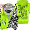 PREMIUM MX - LIMITED EDITION JUST FCKN GONNA SEND IT - CUSTOM NAME - THOR - NEON - FLEECE ZIP HOOODIE