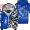 PREMIUM MX - LIMITED EDITION JUST FCKN GONNA SEND IT - CUSTOM NAME - YAMAHA - BLUE - FLEECE ZIP HOOODIE