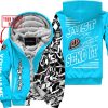 PREMIUM MX - LIMITED EDITION JUST FCKN GONNA SEND IT - CUSTOM NAME - TROY LEE DESIGNS - SKY BLUE - FLEECE ZIP HOOODIE