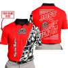 PREMIUM MX - LIMITED EDITION JUST FCKN GONNA SEND IT - CUSTOM NAME - TROY LEE DESIGNS - RED - POLO SHIRT