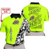 PREMIUM MX - LIMITED EDITION JUST FCKN GONNA SEND IT - CUSTOM NAME - TROY LEE DESIGNS - NEON - POLO SHIRT
