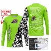 PREMIUM MX - LIMITED EDITION JUST FCKN GONNA SEND IT - CUSTOM NAME - TROY LEE DESIGNS - GREEN 1 - JERSEY