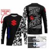 PREMIUM MX - LIMITED EDITION JUST FCKN GONNA SEND IT - CUSTOM NAME - SUZUKI - BLACK - JERSEY