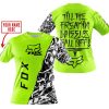 TILL THE FUCKIN FREAKIN TRAINING WHEEL FALL OFF - LIMITED EDITION - CUSTOM NAME - FOX RACING - NEON - T-SHIRT