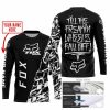 TILL THE FUCKIN FREAKIN TRAINING WHEEL FALL OFF - LIMITED EDITION - CUSTOM NAME - FOX RACING - BLACK - JERSEY
