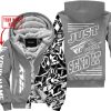 PREMIUM MX - LIMITED EDITION JUST FCKN GONNA SEND IT - CUSTOM NAME - FLY RACING - GREY - FLEECE ZIP HOODIE