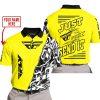 PREMIUM MX - LIMITED EDITION JUST FCKN GONNA SEND IT - CUSTOM NAME - FLY RACING - YELLOW - POLO