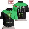 PREMIUM GIFT - CUSTOM NAME - MONSTER ENERGY - GREEN - POLO