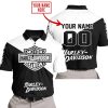 PREMIUM GIFT - CUSTOM NAME - HARLEY DAVIDSON - WHITE - POLO