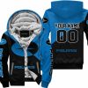 PREMIUM GIFT - CUSTOM NAME - POLARIS - BLUE - FLEECE ZIP HOODIE