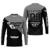 PREMIUM GIFT - CUSTOM NAME - FLY RACING - GREY - JERSEY