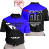 PREMIUM GIFT - CUSTOM NAME - FLY RACING - BLUE - POLO