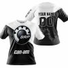 PREMIUM GIFT - CUSTOM NAME - CAN-AM - WHITE - T-SHIRT
