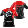 PREMIUM GIFT - CUSTOM NAME - CAN-AM - RED - T-SHIRT