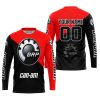PREMIUM GIFT - CUSTOM NAME - CAN-AM - RED - JERSEY