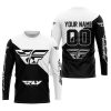 PREMIUM GIFT - CUSTOM NAME - FLY RACING - WHITE - JERSEY