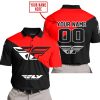 PREMIUM GIFT - CUSTOM NAME - FLY RACING - RED - POLO