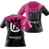 PREMIUM GIFT - CUSTOM NAME - HUSQVARNA - PINK 1 - T-SHIRT